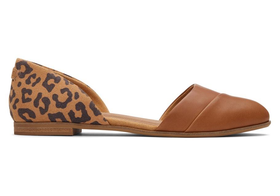 Toms Jutti D'Orsay Flat Tan