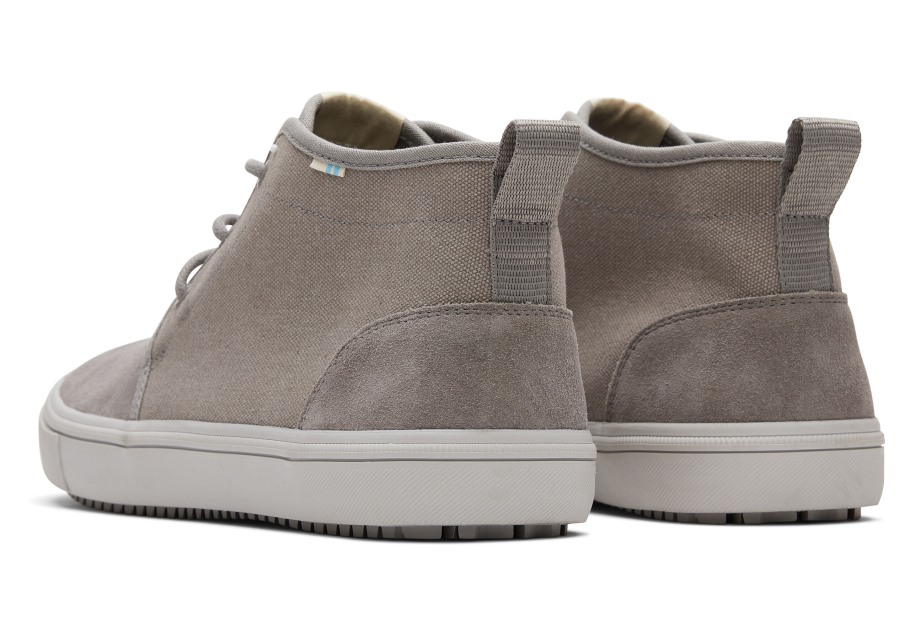 Toms Carlo Mid Terrain Water Resistant Sneaker Water Resistant Cement