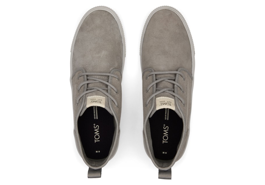 Toms Carlo Mid Terrain Water Resistant Sneaker Water Resistant Cement