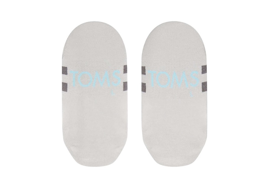 Toms Ultimate No Show Socks Grey Grey