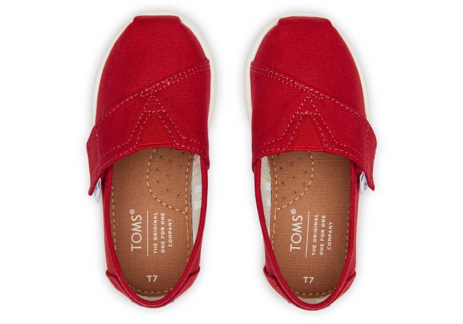 Toms Red Alpargata Red