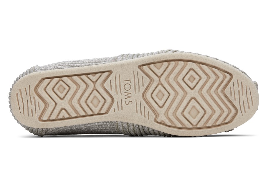 Toms Alpargata Glimmer Silver Glimmer