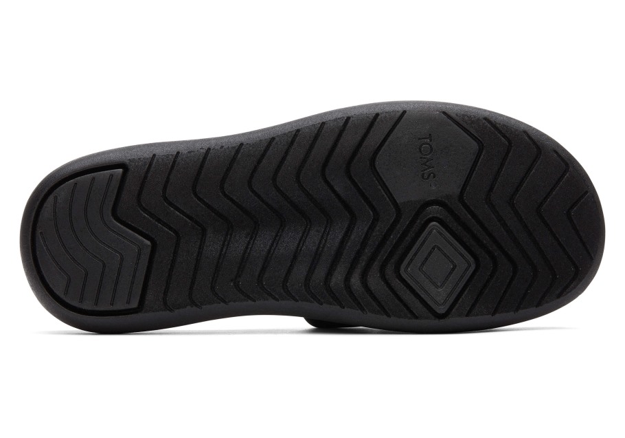 Toms Mallow Slide Repreve Black-Black