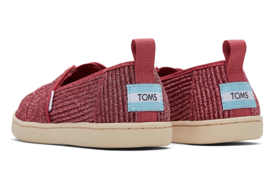 Toms Youth Alpargata Glimmer Dark Rose