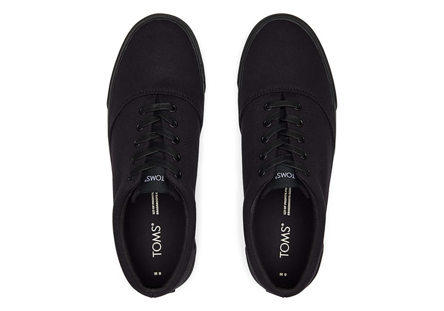 Toms Fenix Black-Black Lace Up