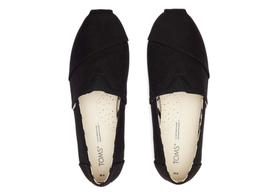 Toms Alpargata Recycled Cotton Canvas Black