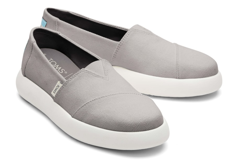 Toms Mallow Heritage Canvas Drizzle Grey