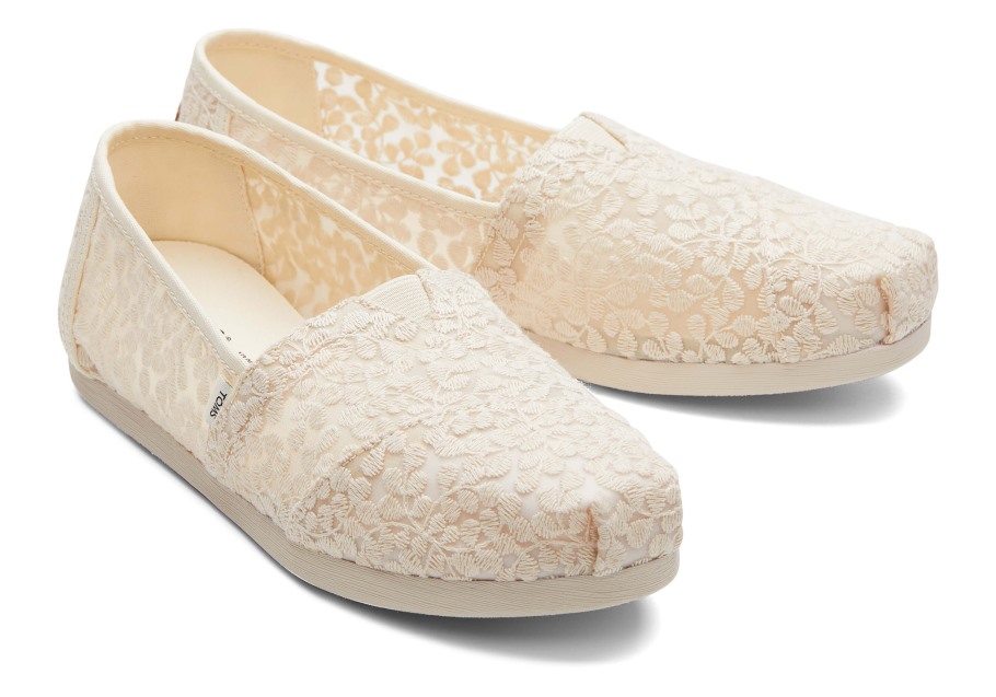 Toms Botanical Lace Alpargata Natural