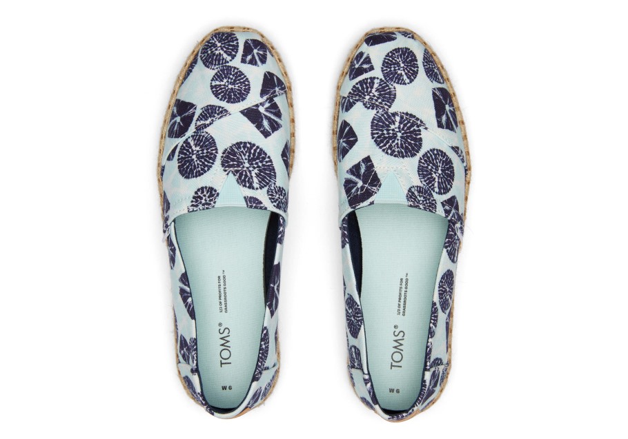 Toms Alpargata Rope Espadrille Soft Blue