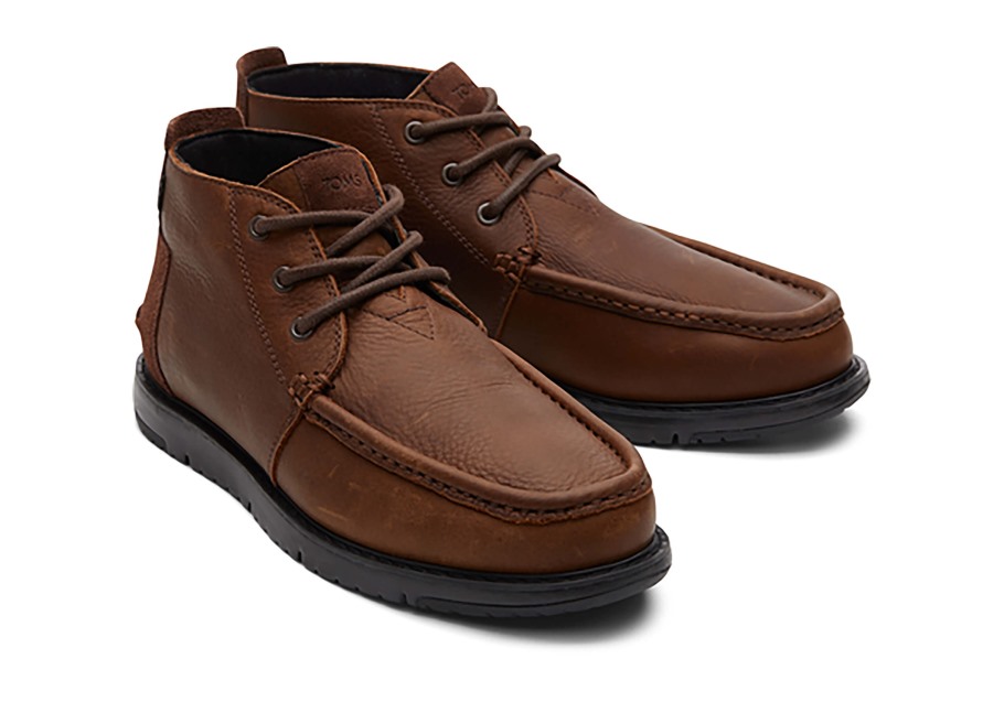 Toms Chukka Boot Water Resistant Chicory Brown