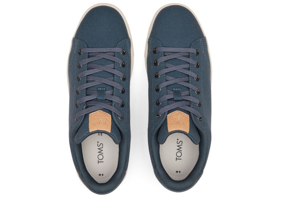 Toms Trvl Lite Trainers Dark Slate Canvas