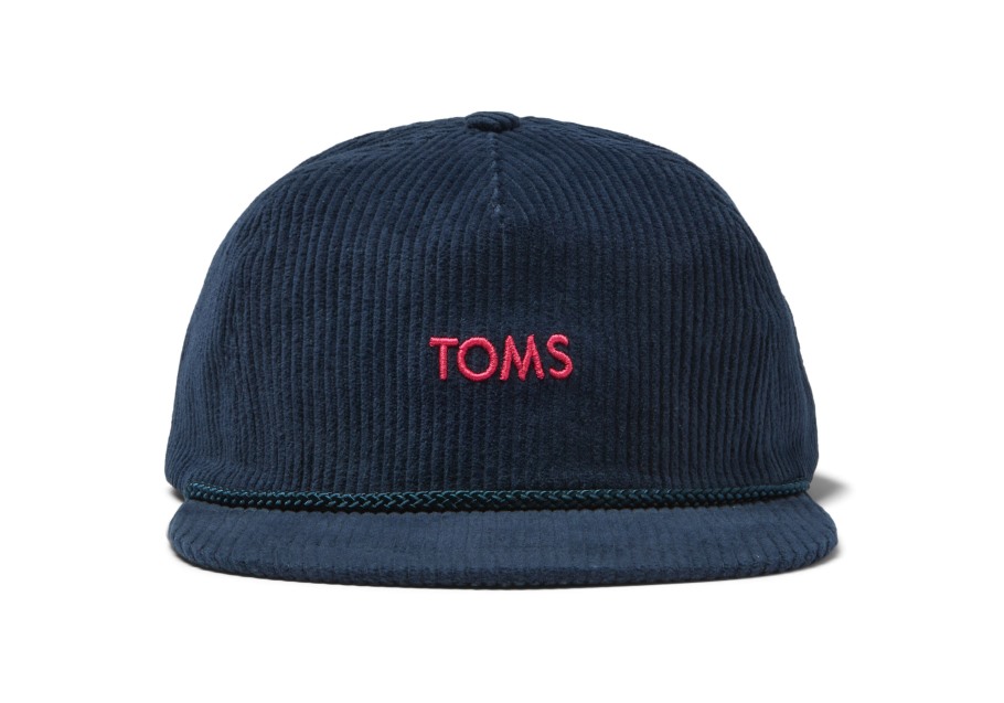 Toms Toms Corduroy Hat Navy