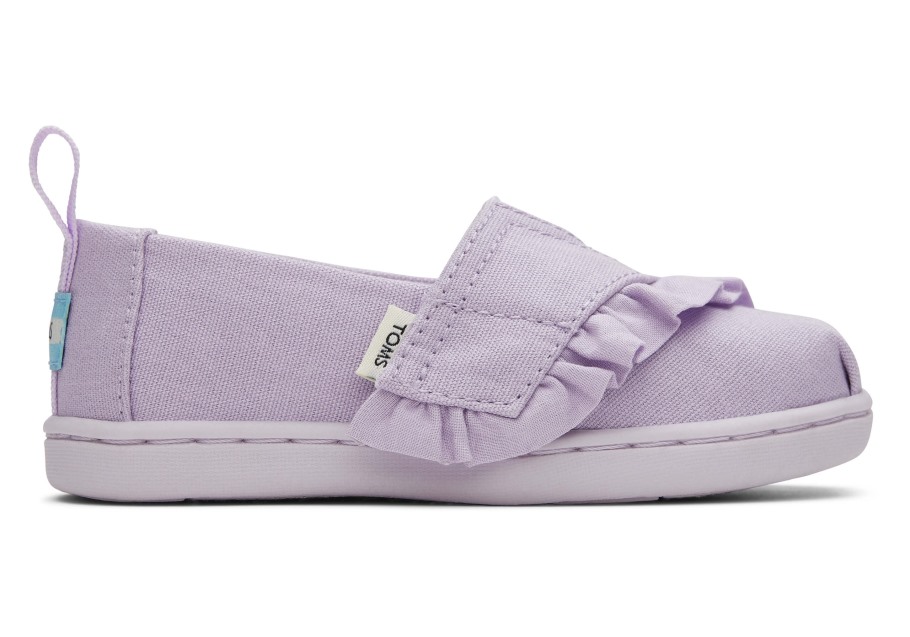 Toms Tiny Alpargata Ruffle Light Orchid