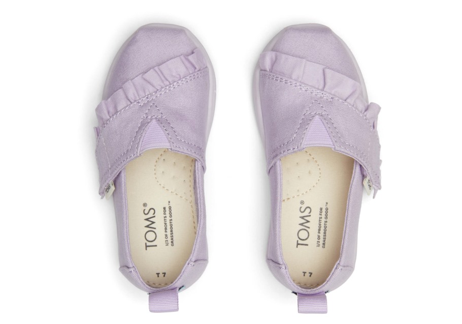 Toms Tiny Alpargata Ruffle Light Orchid