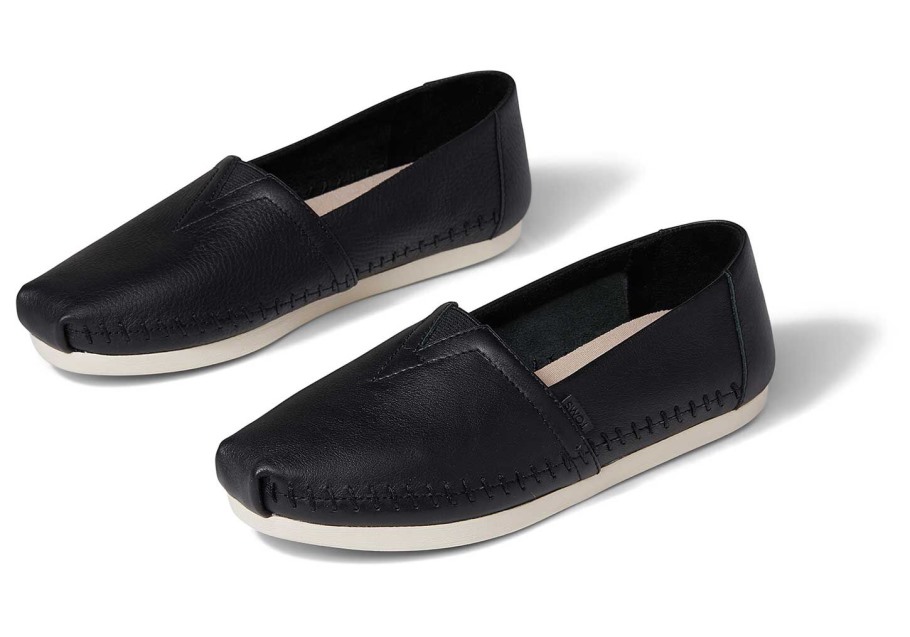 Toms Alpargata Leather Black