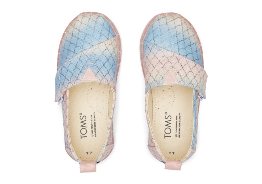 Toms Mermaid Alpargata Pink Multi