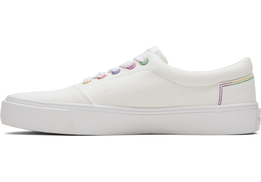 Toms Toms X Happiness Project Fenix White Lace