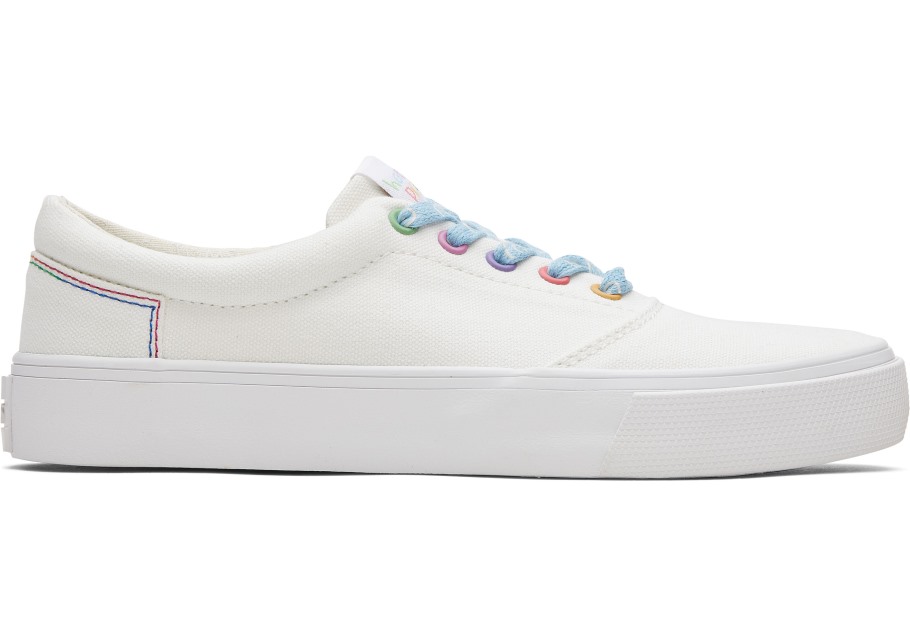 Toms Toms X Happiness Project Fenix White Lace