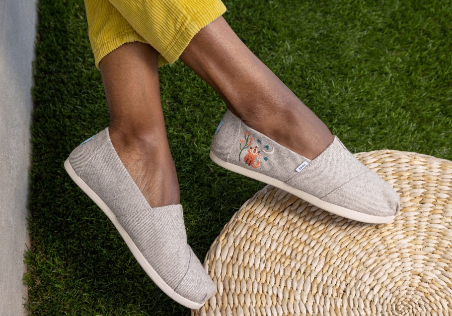 Toms Alpargata Fox Natural Twill