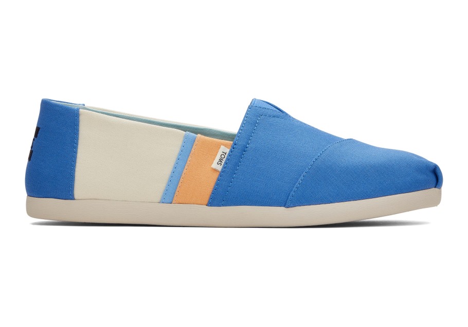 Toms Colourblock Alpargata Blue