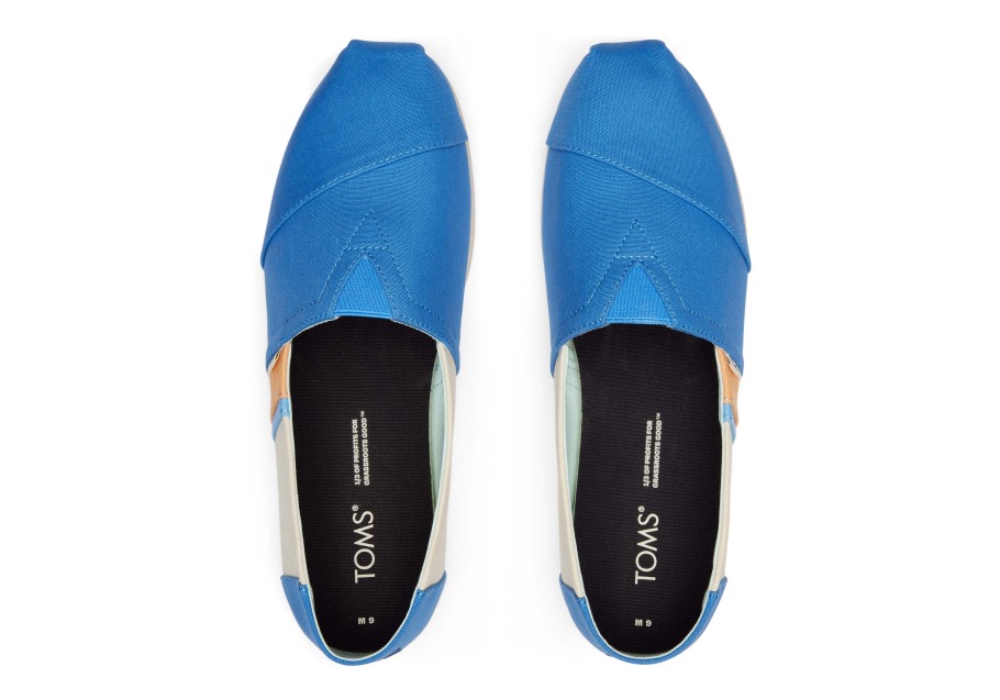 Toms Colourblock Alpargata Blue