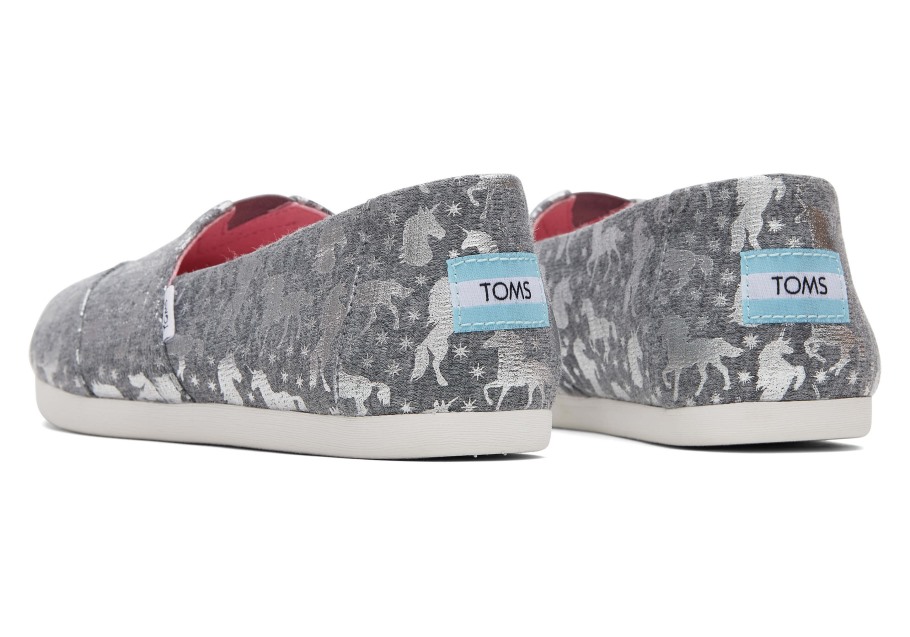 Toms Alpargata Unicorns Drizzle Grey