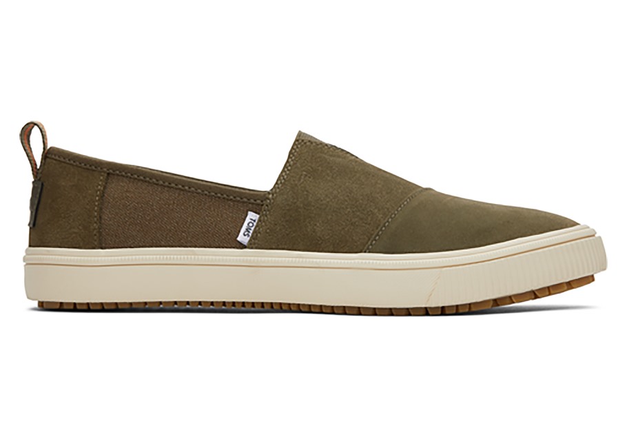 Toms Alpargata Water Resistant Terrain Water Resistant Dark Olive