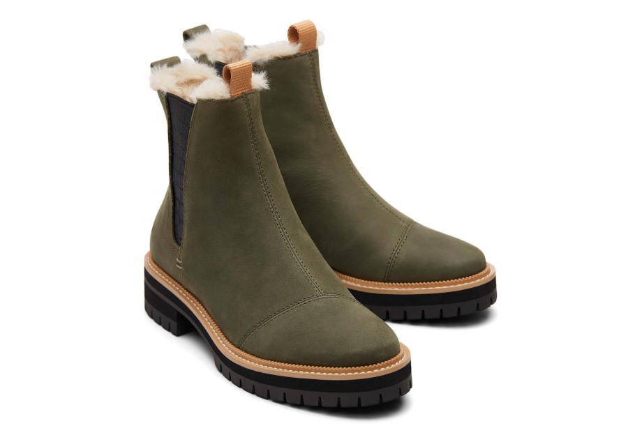 Toms Dakota Bootie Tarmac Olive